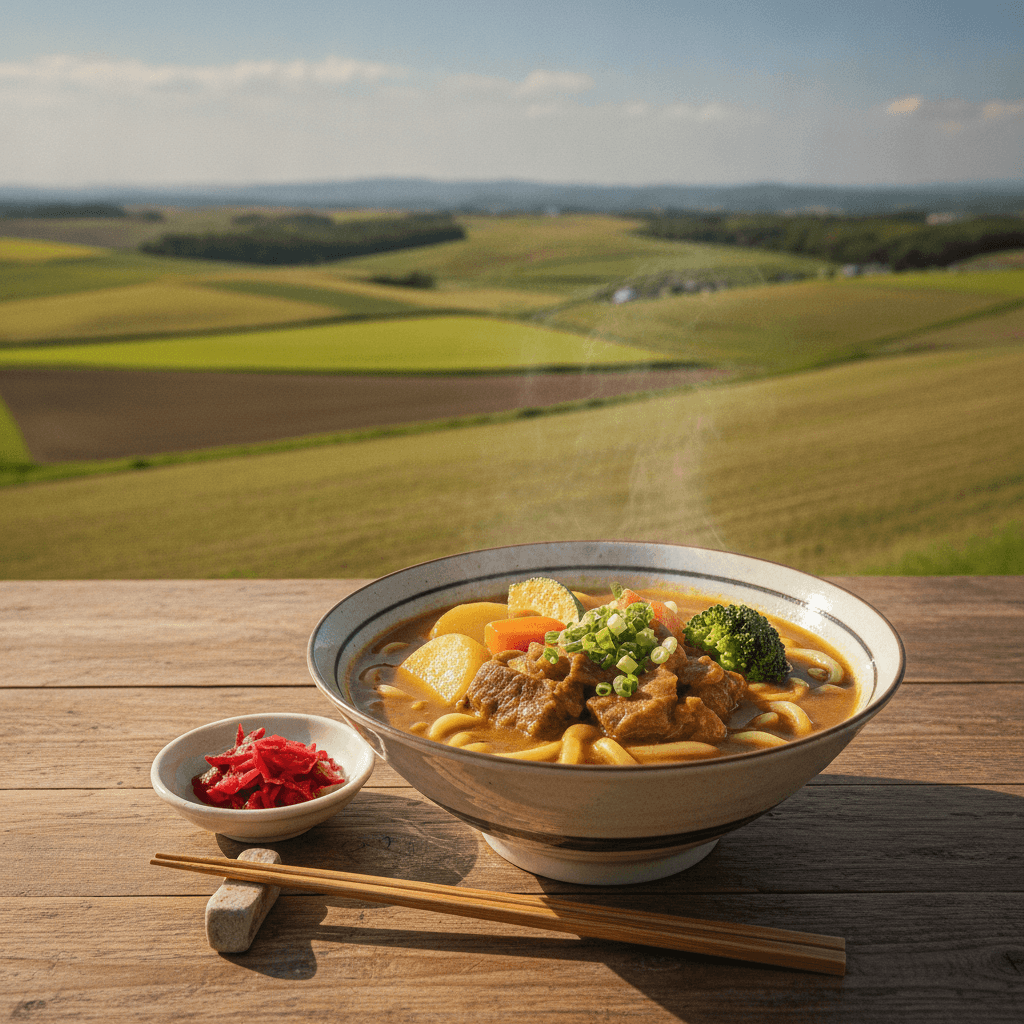 美瑛カレーうどん完全攻略ガイド:地域ブランド戦略と持続可能な観光振興